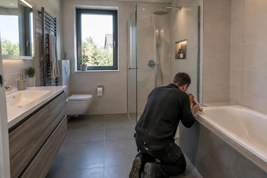 Kitbedrijf Wijk bij Duurstede – badkamer kit vervangen bij de douche